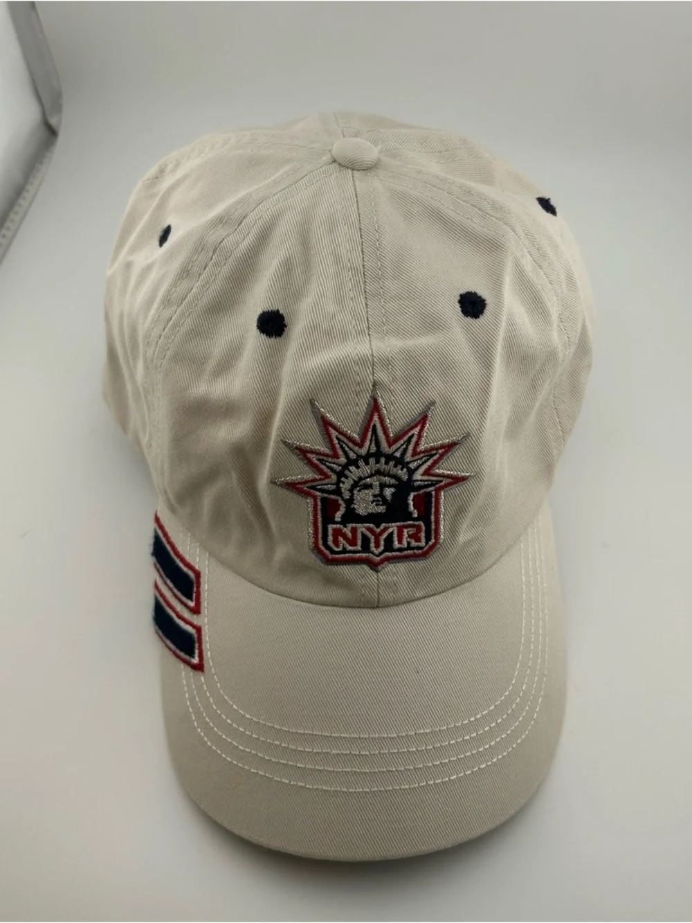 Vintage New York Rangers Pro Player Hat Tan Strapback NHL Center Ice Liberty - Picture 6 of 9